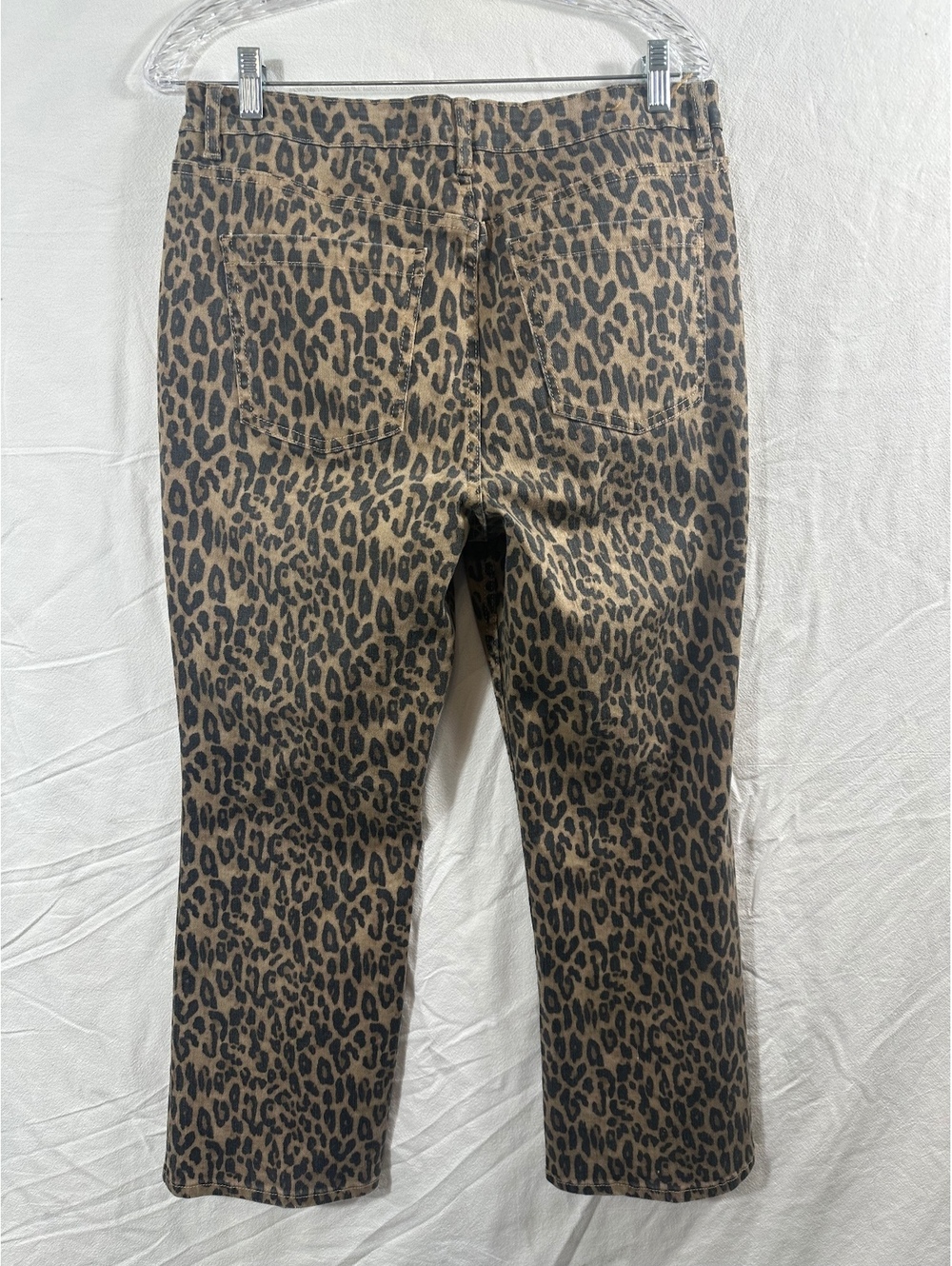 Soft Surroundings leopard print cropped pants